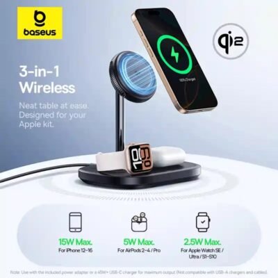 Baseus EnerFill 3-in-1 Wireless Charging Stand