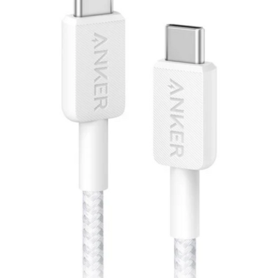 Anker 322 USB-C to USB-C Cable 3ft - White
