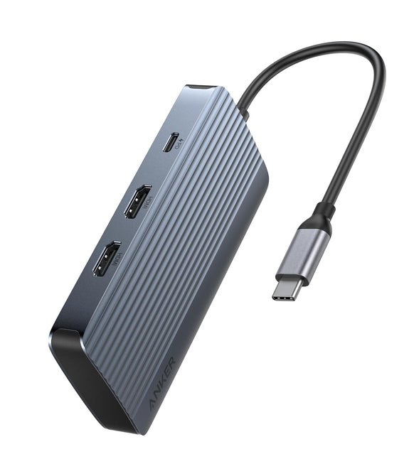 Anker 7-in-1 USB-C Hub, Dual Monitor USB C Docking Station