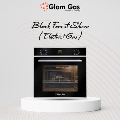 Black Forest Silver Gaselectric Oven