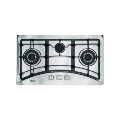 Rays 3 Burner Stainless Steel Gas Kitchen Hob Ra 3113