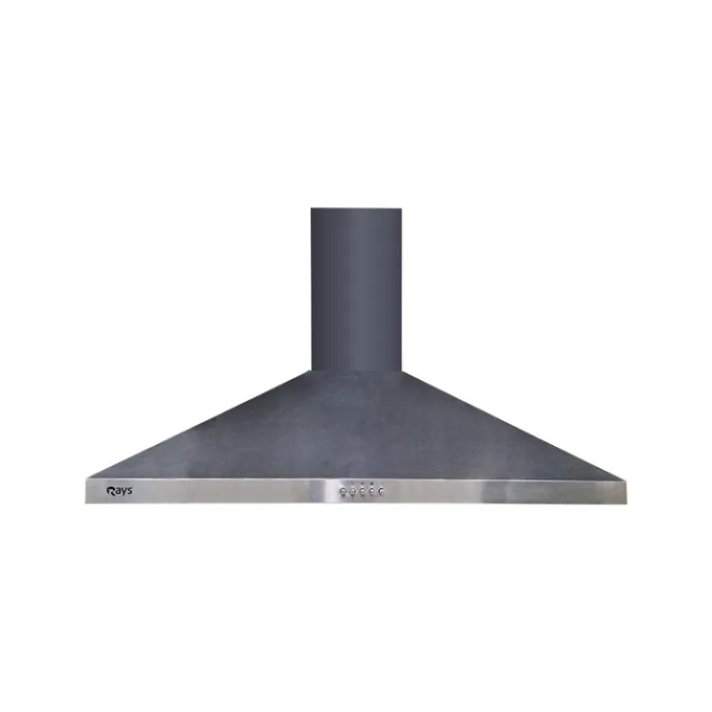 Rays 90cm Wall Mounted Kitchen Hood Dm 101c90p Silver