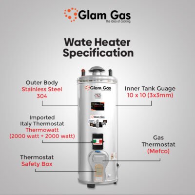 Water Heater 50 Gallon Electric Gas 10x10 Steel