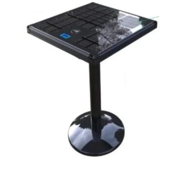 Mart Solar Dining Table With Bluetooth Speaker And Wireless Charger