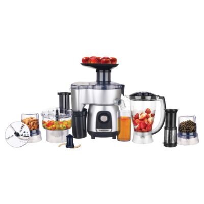 West Point Professional Kitchen Chef Food Processor Grey 450w Wf 7806