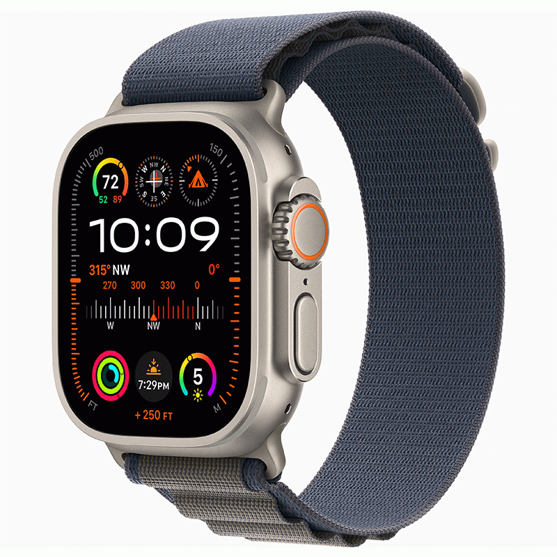 Apple Watch Ultra 2 49MM Titanium Case with Alpine Loop Band