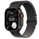 Apple Watch Ultra 3 49mm Black Titanium Milanese Loop