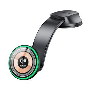 Duzzona V5 Pro Qi2 15W Magnetic Wireless Car Charger - Black