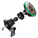 Duzzona V5 Qi2 15W Magnetic Wireless Car Charger - Black