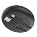 UNIQ HALO USB-A to LIGHTNING Cable 1.2M with Smart Cable Organiser - Midnight Black