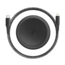 UNIQ HALO USB-C to Lightning Cable 1.2M with Smart Cable Organiser - Midnight Black