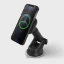 UNIQ Magneo Air Magnetic Wireless Charger + Car Dash & Vent Mount - Gunmetal Grey