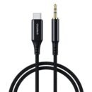 Choetech USB Type-C to 3.5mm 1m Audio Cable for Phones with Type-C Audio Output Model  (AUX006) - Black