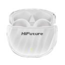 HiFuture Flybuds 3 True Wireless Earphones Bluetooth 5.3 with 4 Built-in Microphones, Environmental Noise Cancellation - White