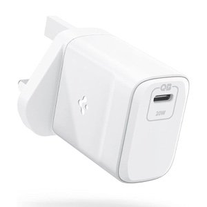 Spigen 20W PD ArcStation USB C 3.0 Fast Charging Wall Charger - White