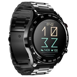 HiFuture FutureGo Pro Stainless Steel Smartwatch FHD Large Screen - Black