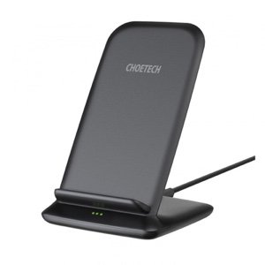 Choetech 15W Fast Wireless Charger Stand + 1.2m Cable – Black – T555-F