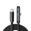 Plextone C2LT T100 Type C To Lightning PD 20W  Elbow Gaming Smart LED Charge Cable