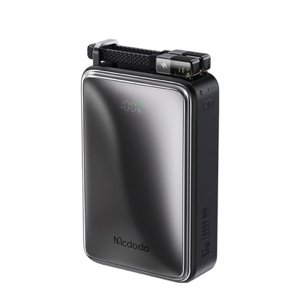 Mcdodo 67W 20,000 maH Power Bank Built-in Cables - Black
