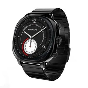 HiFuture Aix Luxury Stainless Steel Smart Calling Watch 1.43 AMOLED AI - Black