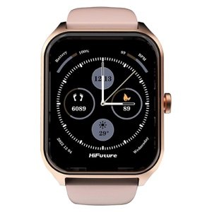 HiFuture Ultra 2 Pro Calling Smartwatch Touch Screen Fitness Tracker Heart Rate - Pink