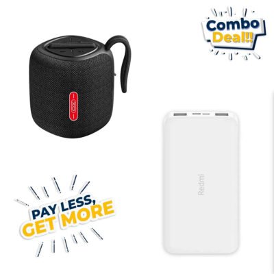 XO Thor Wireless Portable Speaker + Redmi Power Bank 10000 mAh