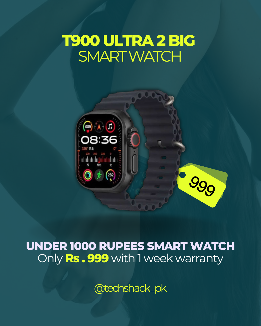 T900 Ultra 2 BIG Smart Watch - Image 3