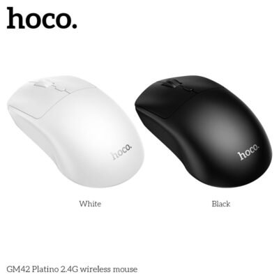 HOCO GM42 Platino 2.4G Wireless Silent Mouse (Black / White)