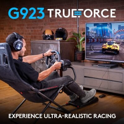Logitech G923 Racing Wheel and Pedals for PS5, PS4 and PC