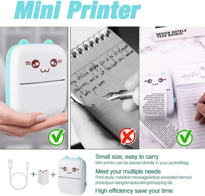 Mini Thermal Label Printer: - Image 2