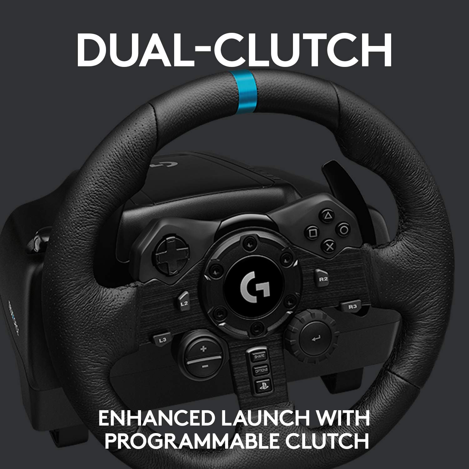Logitech G923 Racing Wheel and Pedals for PS5, PS4 and PC - Image 3