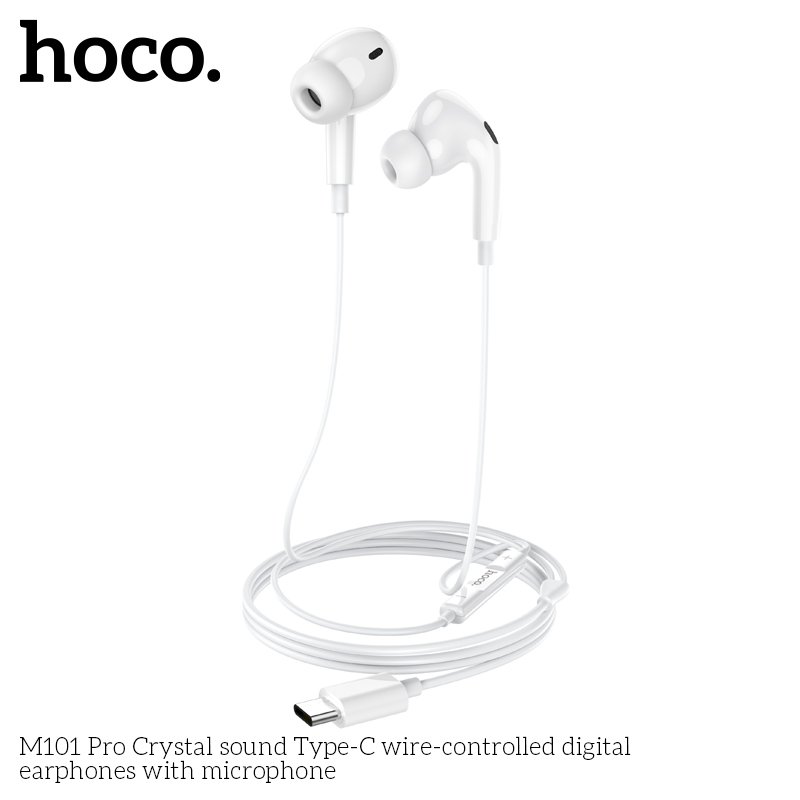 HOCO M101 Pro Crystal Type-C Handsfree - Image 2