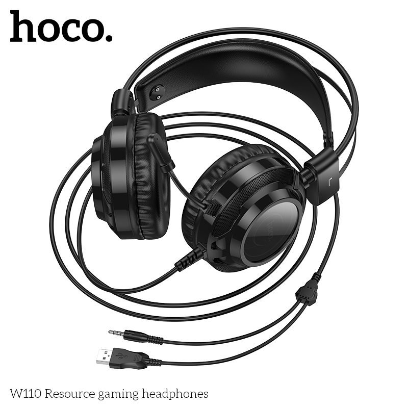 HOCO W110 Gaming Headphones – Resource RGB Gaming Headphones - Image 3