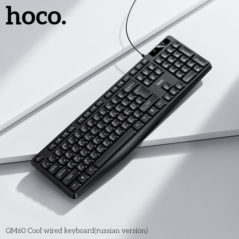HOCO GM60 Cool Wired Desktop Keyboard (English Version) - Image 2