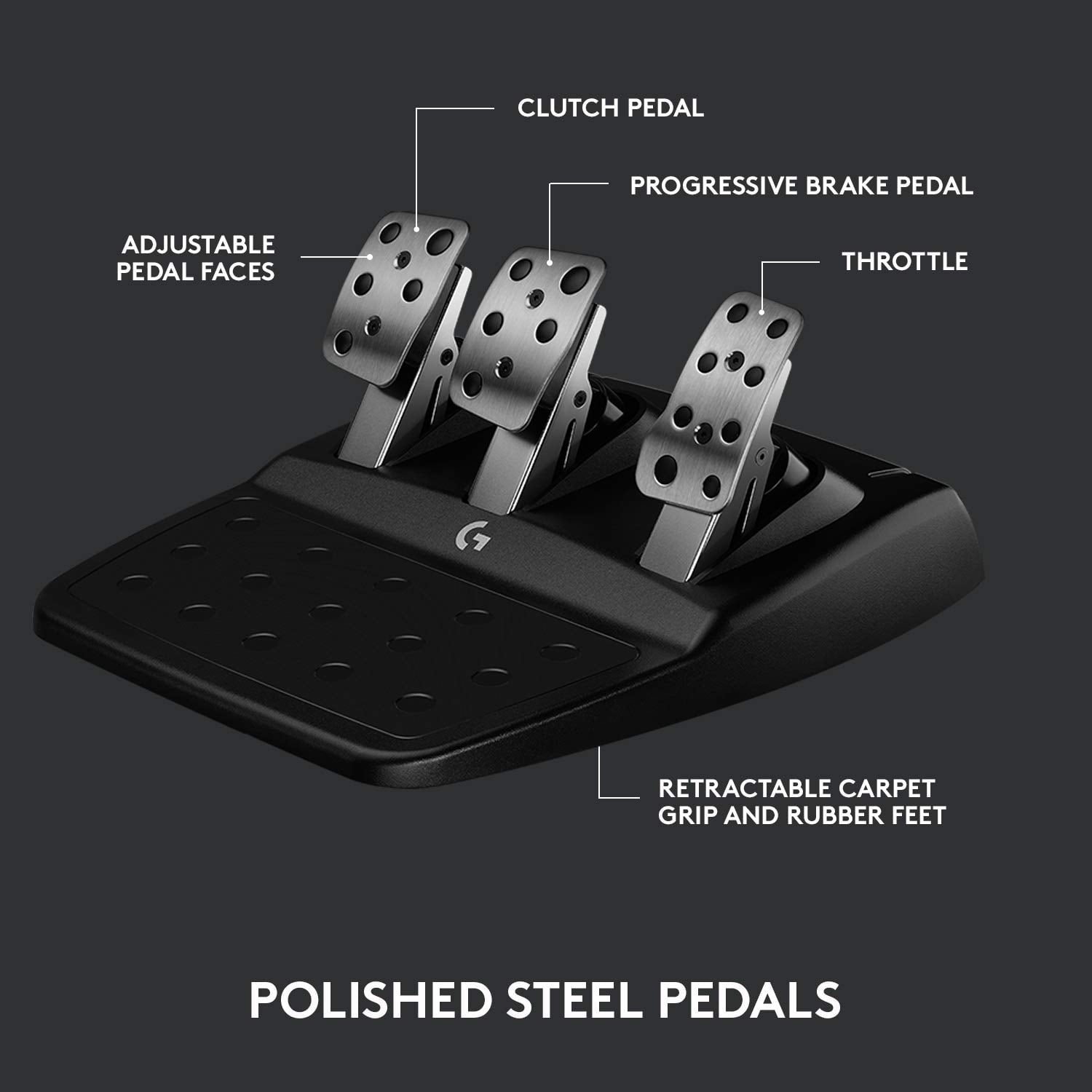 Logitech G923 Racing Wheel and Pedals for PS5, PS4 and PC - Image 5