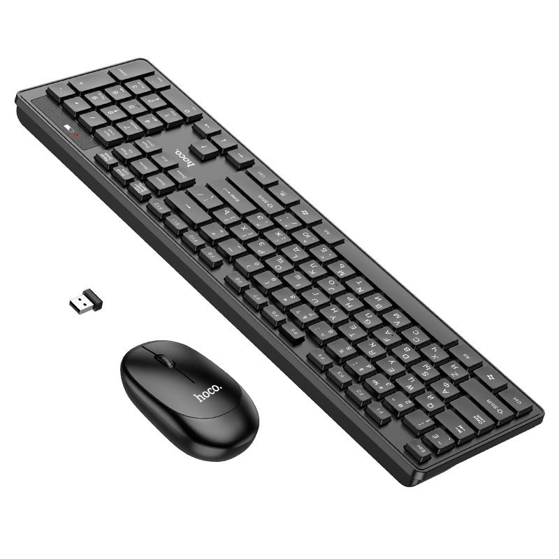 HOCO GM17 Wireless Business Keyboard and Mouse Set - Image 3