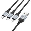 HOCO X102 3-in-1 Fast Charging Cable