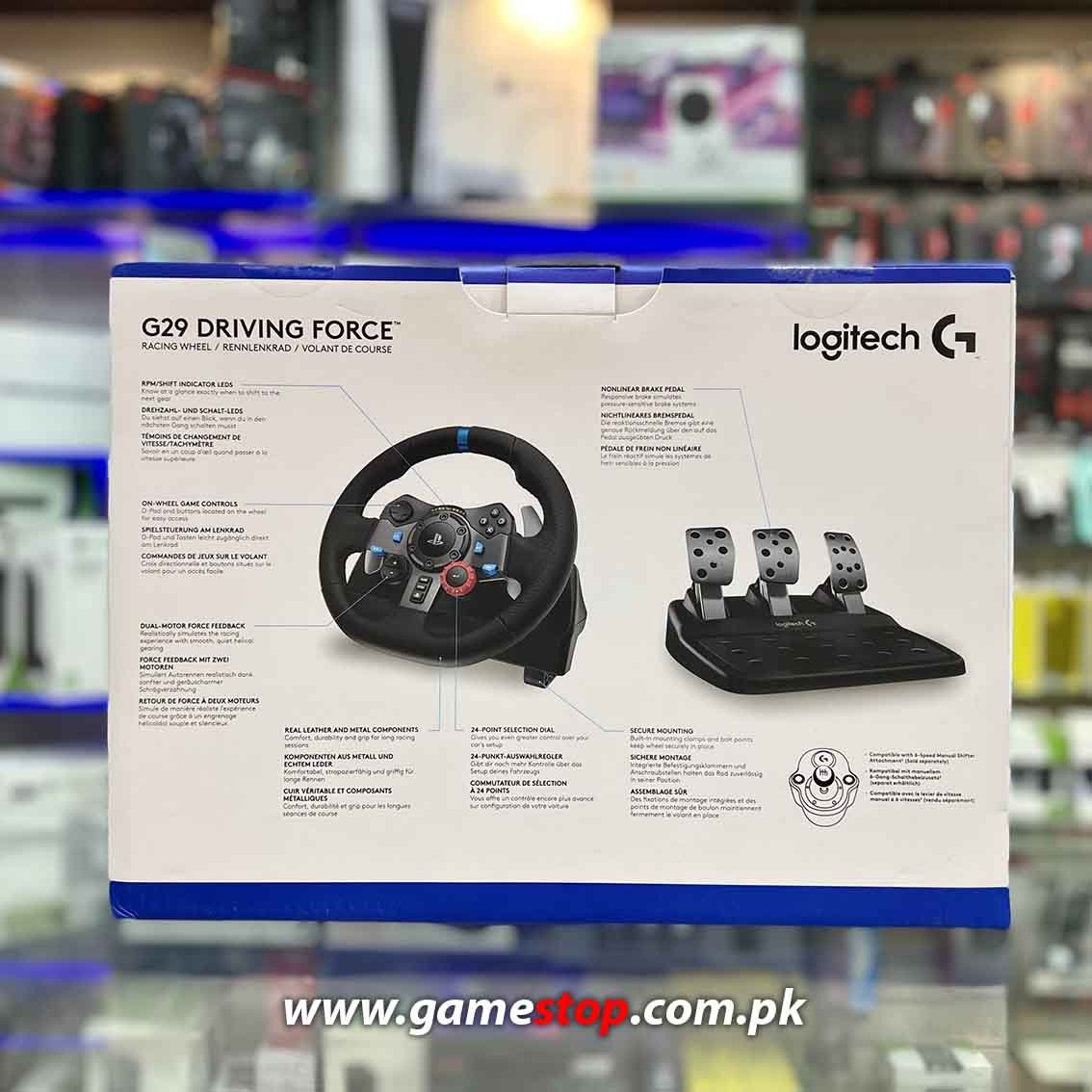 Logitech G29 Driving Force Racing Wheel - PS5 Edition