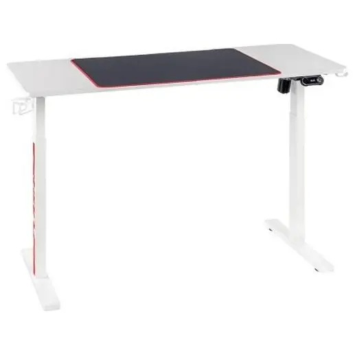 MXG MGD-01R RGB Electric Sit-Stand Desk, White