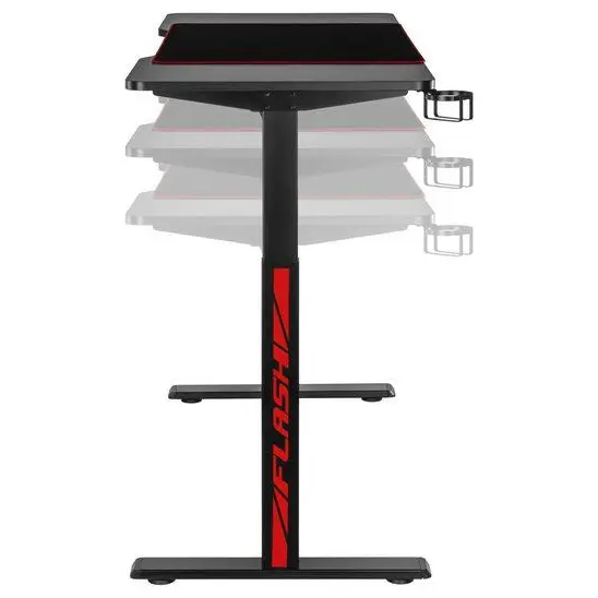 MXG MGD-01R RGB Electric Sit-Stand Desk, White - Image 2