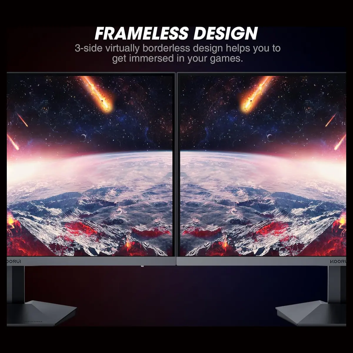 KOORUI 24E3 Gaming Monitor 23.8 Inch FHD IPS 165Hz 1ms - Image 6