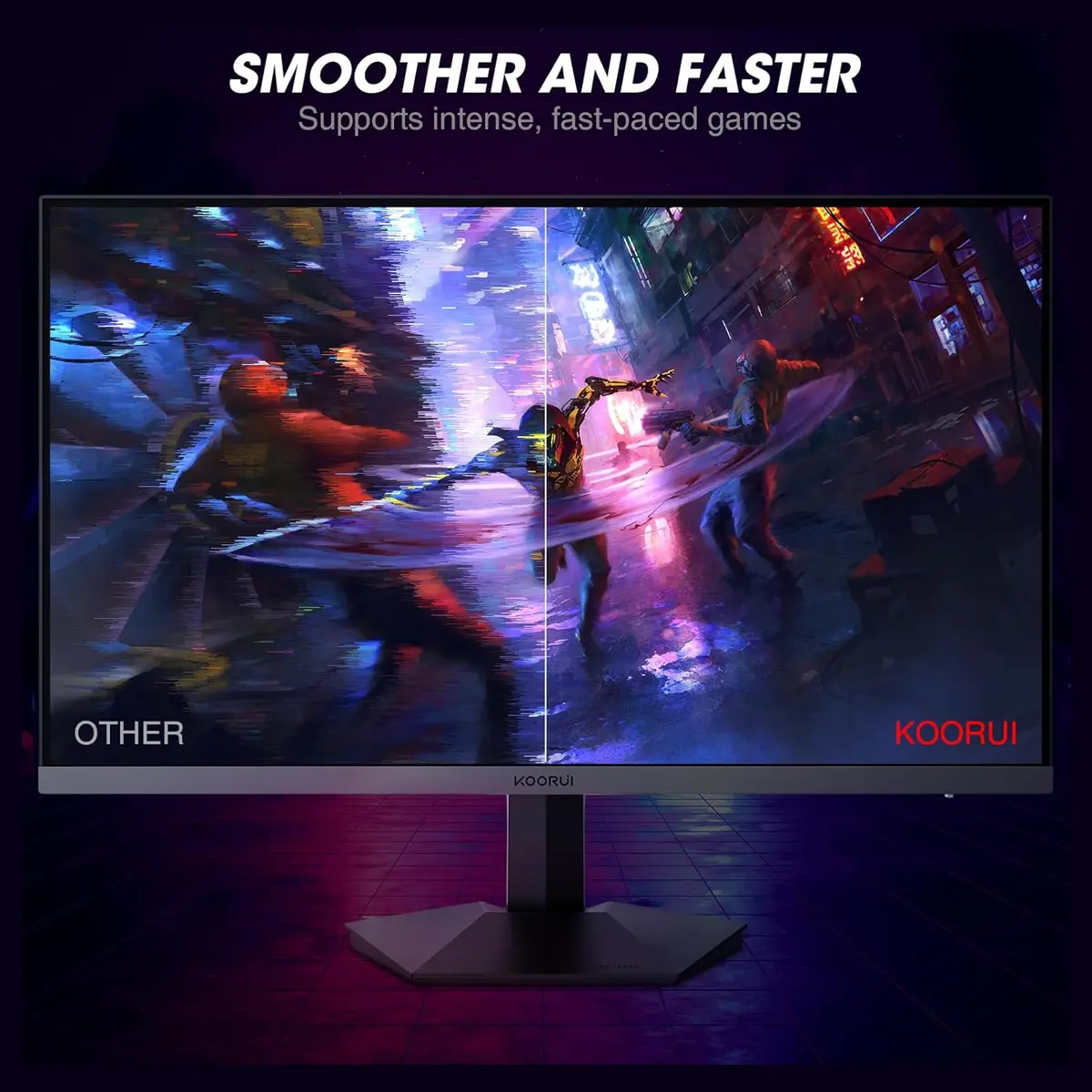 KOORUI 24E3 Gaming Monitor 23.8 Inch FHD IPS 165Hz 1ms - Image 7
