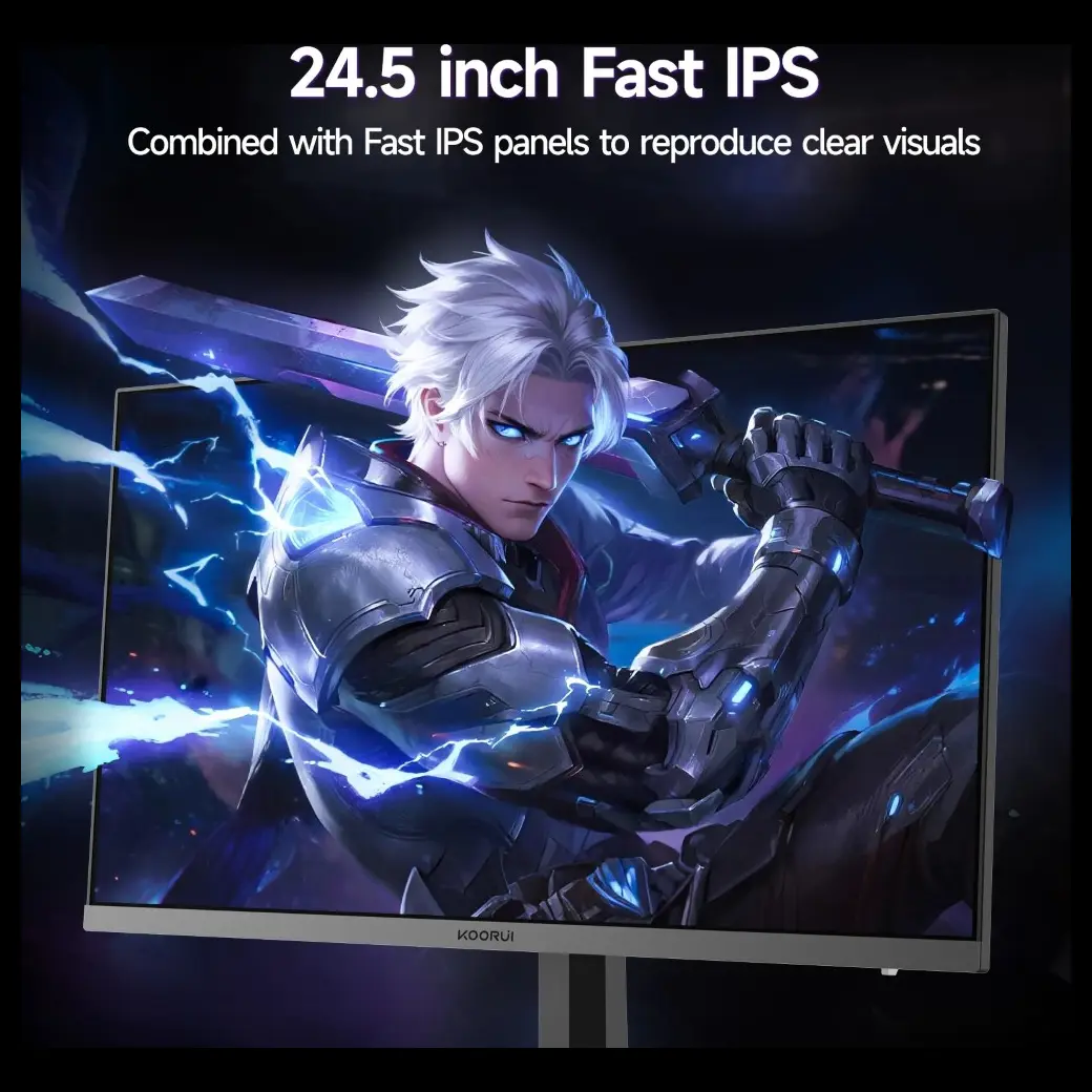 Technical SpecificationsFeatureSpecificationPanel Size24.5-inchPanel TypeIPSResolutionFull HD (1920 x 1080)Refresh Rate240HzResponse Time1msSyncAdaptive SyncDesign3-Sided Frameless / VESA MountableInputsDisplayPort, HDMI - Image 3