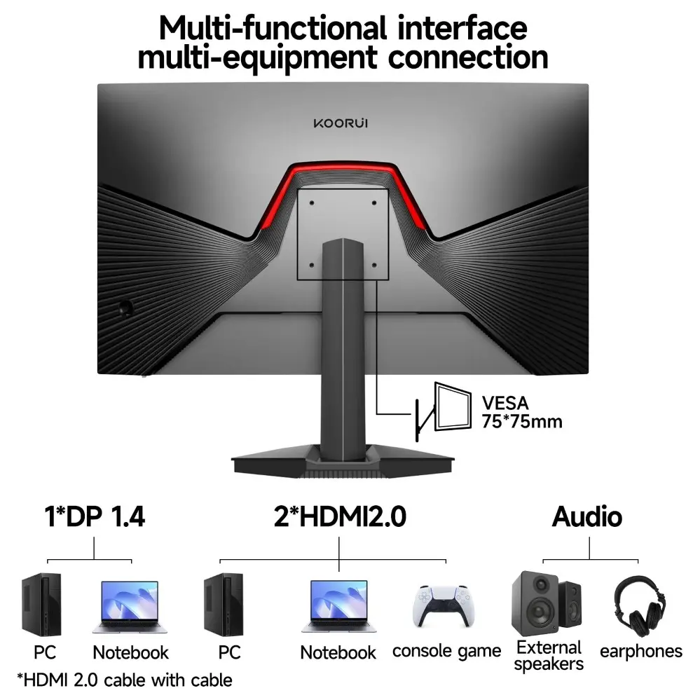 Technical SpecificationsFeatureSpecificationPanel Size24.5-inchPanel TypeIPSResolutionFull HD (1920 x 1080)Refresh Rate240HzResponse Time1msSyncAdaptive SyncDesign3-Sided Frameless / VESA MountableInputsDisplayPort, HDMI - Image 2