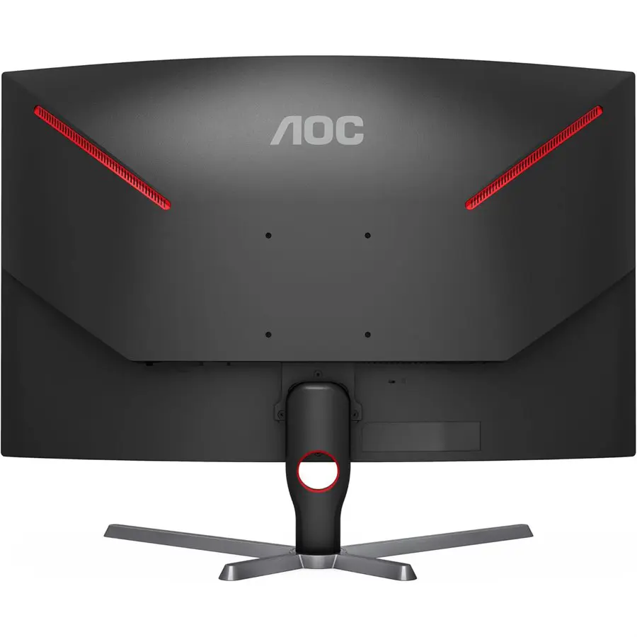 AOC C32G2ZE2 31.5" 250Hz Curved Gaming Monitor, VA Panel, 0.5ms, HDR10, Adaptive Sync, FHD, Black and Red - Image 2