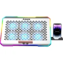 Amaze A500 Laptop RGB Cooling Stand with 6x70mm Fans, 5-Step Retractable, 10 RGB Modes