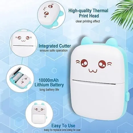 Mini Thermal Label Printer: