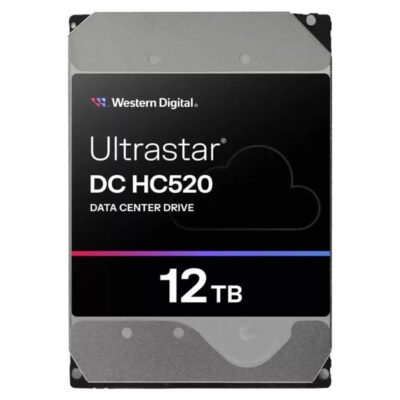 Western Digital Ultrastar DC HC520 12TB 3.5" Hard Drive With 2 Years Official Warranty