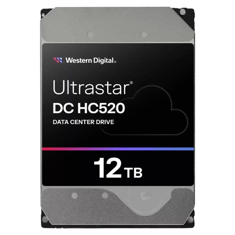 Western Digital Ultrastar DC HC520 12TB 3.5" Hard Drive With 2 Years Official Warranty