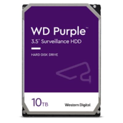 Western Digital 10TB Surveillance Hard Drive ( Purple) With 2 Years Official Warranty